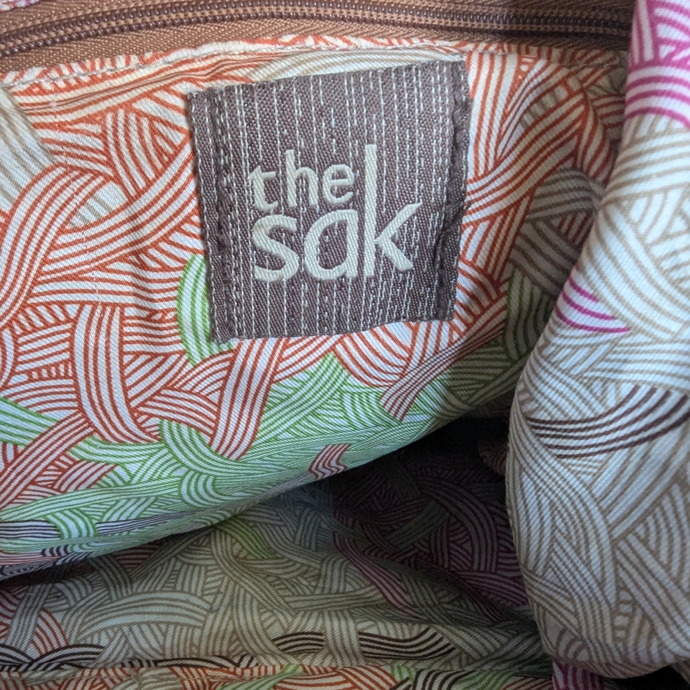 The Sak Silverlake Brown Pebbled Leather Crossbody with Tassel Detail - Picture 9 of 11